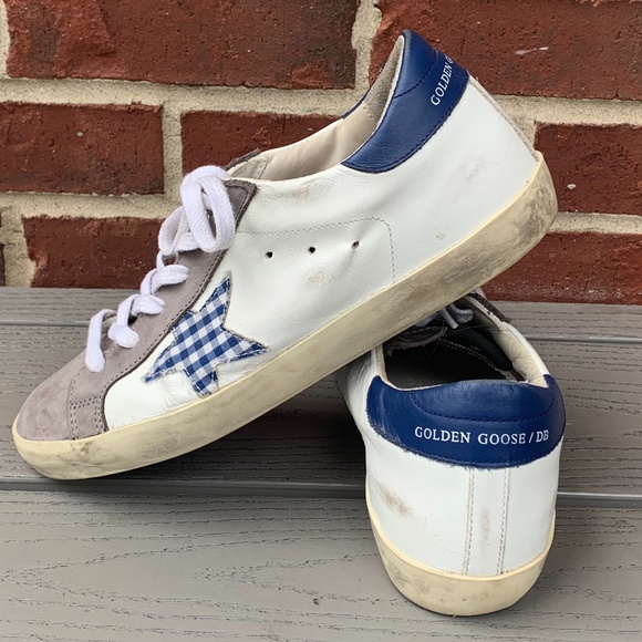 Golden Goose Superstar Gingham Star Sneaker, 39 - Picture 16 of 16